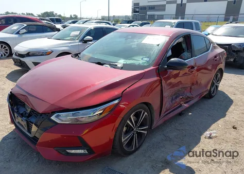 2021 Nissan Sentra Sr z USA, uszkodzony, nr VIN 3N1AB8DV8MY257523